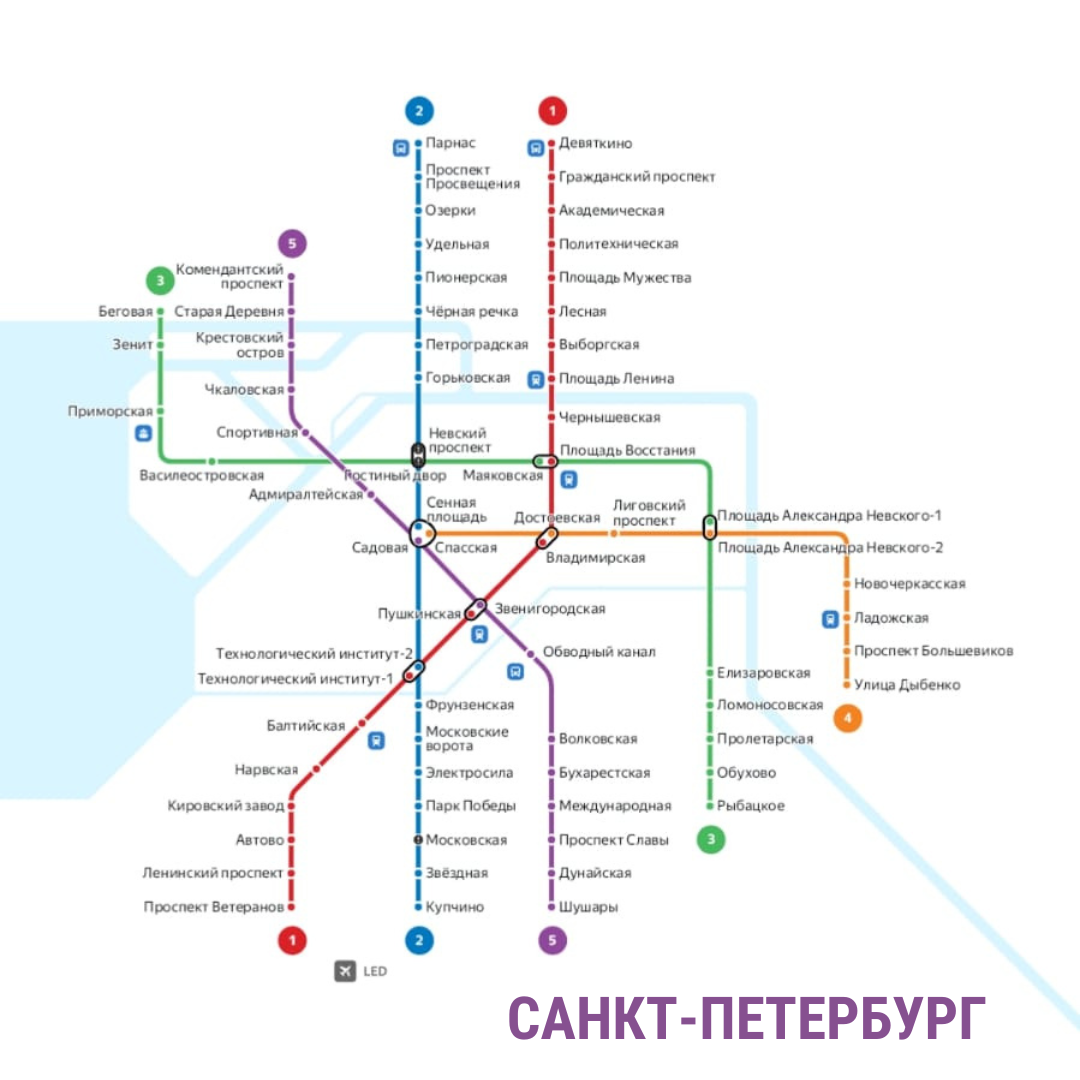 Пересадка на технологическом институте схема